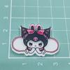 Sanrio Glitter Fino Bonito Desenho Animado Estilo K Kuromi Broche de Acrílico Patch Ímã de Geladeira Presilha de Cabelo Acessórios de Joalheria