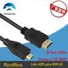 Cabo micro micro HDMI para HDMI cabo de dados micro hdmi HD Cabo micro hdmi