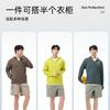 Ropa de Protección Solar para Exteriores Color Camello, Protección UV con Hilo Original, Ropa de Protección Solar para Mujer, Nuevo Modelo Primavera y Verano, Chaqueta de Protección Solar Color Camello para Hombre