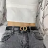 Nuevo Cinturón 2024 para Mujer Hebilla de Pin Nicho Versátil Moda Jeans con Estilo Coreano Delgado de Gama Alta