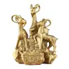 Venta al por mayor del fabricante Adornos auspiciosos de tres ovejas de cobre Oveja de cobre Oveja del zodiaco Adornos de cobre Artesanías auspiciosas de tres ovejas