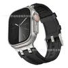 Correa para Apple Watch Compatible con Correa para Apple Watch Fluororubber Acero Inoxidable Banda de Reloj Metálica s9 Correa para Apple Watch s12 Tejida