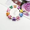 Accesorios para el cabello de princesa para niños, pinza para el cabello, traje de Corea del Sur, lindo bebé color caramelo, mini pinza para el cabello tejida con flores de tamaño pequeño