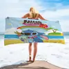 Toalla de Baño de Microfibra de Secado Rápido Transfronteriza, Toalla de Playa, Toalla Cuadrada, Diseño de Lilo y Stitch, Fabricante de Origen