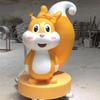 Esculturas Personalizadas de Fibra de Vidrio para Exhibición en Paisajes Exteriores de Centros Comerciales, Accesorios Populares para Fotos en Redes Sociales, Figuras de Anime y Dibujos Animados, Decoración para el Hogar