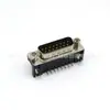 Placa de soldadura/tipo enchufable de 90 grados con patilla/pin de fila doble serie VGA socket DB15 macho/hembra DR15