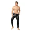 Ropa Íntima Sexy para Hombre de Comercio Exterior, Pantalones Ajustados de Cuero Patentado, Pantalones de Performance para Escenario de Discoteca DS, Envío Directo