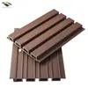 Panel de Pared Exterior Decoración Exterior Panel de Pared de Madera-Plástico Coextruido de Segunda Generación Patrón Agrietado 219*26mm Admite Personalización Rápida