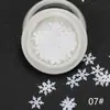 12 Lantejoulas de Floco de Neve Ultrafinas Natal Outono e Inverno Natal Ano Novo DIY Decorativo Lantejoulas com Glitter de Areia Movediça Lantejoulas para Nail Art de Natal