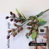 Bagas de Natal Simuladas, Ramos de Oliveira, Frutos de Oliveira, Enfeites de Decoração para Casa Nórdica, Adereços de Fotografia, Frutas Artificiais