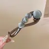 Pasador Retorcido de Cuentas Degradadas Estilo Francés para Mujer, Nuevo Diseño de Alta Gama para Recogido en la Parte Posterior de la Cabeza, Accesorio para el Cabello