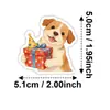 Pegatinas Lindas de Cachorros para Fiesta de Nuevo Estilo Transfronterizas, Adorables Pegatinas Decorativas Impermeables Estilo Ins de Mascotas para Maletas y Botellas de Agua