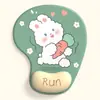 Alfombrilla de ratón almohadilla de silicona para muñeca pequeña linda niños y niñas computadora caricatura oficina animación juego alfombrilla de escritorio soporte para muñeca
