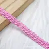 Estoque do Fabricante Renda de Poliéster com Borda Espinha de Peixe de 0,8 cm DIY Artesanal Acessórios Decorativos para Roupas Atacado