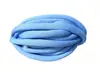 Alfombra tejida a mano de algodón islandés súper grueso con lana, bolsa de bricolaje, almohada nido para gato, bola de cama de circunferencia súper gruesa
