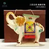 Elefante de Cerâmica Tang Sancai Artesanato Enfeites para Decoração de Casa Sala de Estar Entrada Presentes de Inauguração Casa Nova