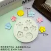 Molde Popular de Silicone em Formato de Margarida e Girassol para Chocolate, Mousse, Fondant, Decoração de Bolo e Molde de Argila de Resina