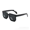 Gafas Mamsek Gafas Divertidas Secundarias de Píxeles Divertido Padrino Divertido Bounty Talla de Arena Divertida Gafas de Cumpleaños