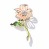 Broche Blue Hao para Halloween, versátil para todas las ocasiones, temperamento de moda europeo y americano, aleación, flor de gota de aceite, broche para traje