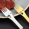 Creativo Acero Inoxidable 410 Multifuncional Tenedor y Cuchara de Mesa Camping al Aire Libre Portátil Cuchillo, Tenedor y Cuchara Integrados Abrelatas y Abrebotellas