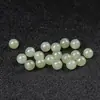 Jade de Hetian de Xinjiang Hielo Alto Transparente Agua Cuentas Sueltas diy Pulsera de Jade Tejida a Mano Cuentas Redondas Hielo Transparente Blanco Verde