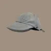 Sombrero de Sol para Exteriores de Verano Igual que el de Ruth para Mujer con Protección Solar Secado Rápido Pico de Pato Se Puede Colgar Máscara Sombrero de Sol Transpirable