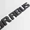 Adequado para Mercedes-Benz Brabus Letra Logo do Carro Corpo do Carro Porta-malas Traseiro Letras de Identificação Etiqueta de Letra do Carro Adesivo de Carro