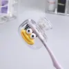 Soporte para cepillos de dientes transfronterizo, multicolor, diseño popular de boca ancha, clip de almacenamiento para cepillos de dientes, esencial para viajes al aire libre, cubierta protectora para cepillo de dientes, cepillo de dientes portátil