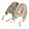 Cachemira 2026 Otoño/Invierno Nuevo para Mujer de Punto de Gama Alta Cálido para Exteriores con Cordones Resistente al Viento Ushanka de Punto Sombrero Casual