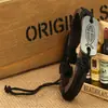 Estilo Estrela Japonês e Coreano Pulseira de Couro Genuíno e Liga Joias de Casal da Moda Atacado de Joias Yiwu Variedade de Estilos