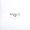 Anillo de Plata S925 Soporte Vacío para Mujer Estilo K Anillo de Diamante Japonés y Coreano Soporte para Anillo de Boda Soporte Vacío Anillo de Circonita Cúbica para Incrustar DIY
