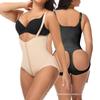 Macacão Modelador de Corpo com Costas Abertas para Comércio Exterior Macacão Levanta Barriga e Quadril com Alça Ajustável Macacão Modelador para Costas Bonitas para Mulheres