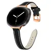 Adecuado para Samsung Watch 8/9 nueva correa de cuero, Correa de reloj de cuero de cola puntiaguda universal para Watch 8 Classic