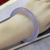 Atacado pulseira redonda de calcedônia gelo Violeta grau A ágata lavanda temperamento pulseira de jade feminina presente