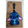Etiqueta de equipaje de Stitch de orejas grandes y lindo de Star Baby, etiqueta con logo de equipaje de goma suave de PVC, colgante para tablero, colgante de embarque