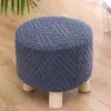 Funda para Taburete para Cambiar Zapatos Simple para el Hogar Cuadrada Redonda Extraíble y Lavable Taburete Bajo Cubierta de Hongo Cubierta Universal para Taburete Todo Incluido