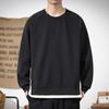 Kun Haipeng Cloud Outono/Inverno Novo forro de lã Grosso Moletom Pesado Masculino Solto Moda Marca High Street Cor Sólida Falso Jaqueta de Duas Peças
