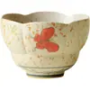 Taza Maestra de Orquídea Mariposa Pintada a Mano con Esmalte Caramelo, Juego de Té Kung Fu para Uso Doméstico, Taza de Cata de Té Azul y Blanco Bajo Esmalte
