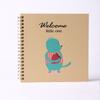 Álbum de fotos de dibujos animados de 6 pulgadas directo de fábrica en espiral este lindo álbum de recortes DIY libro de fotos cuenta de mano para niños se puede personalizar