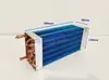Gabinete de exhibición con condensador evaporador enfriado por aire, gabinete para pasteles, gabinete de refrigeración, congelador, tubo, aleta de aluminio, evaporador de refrigerador