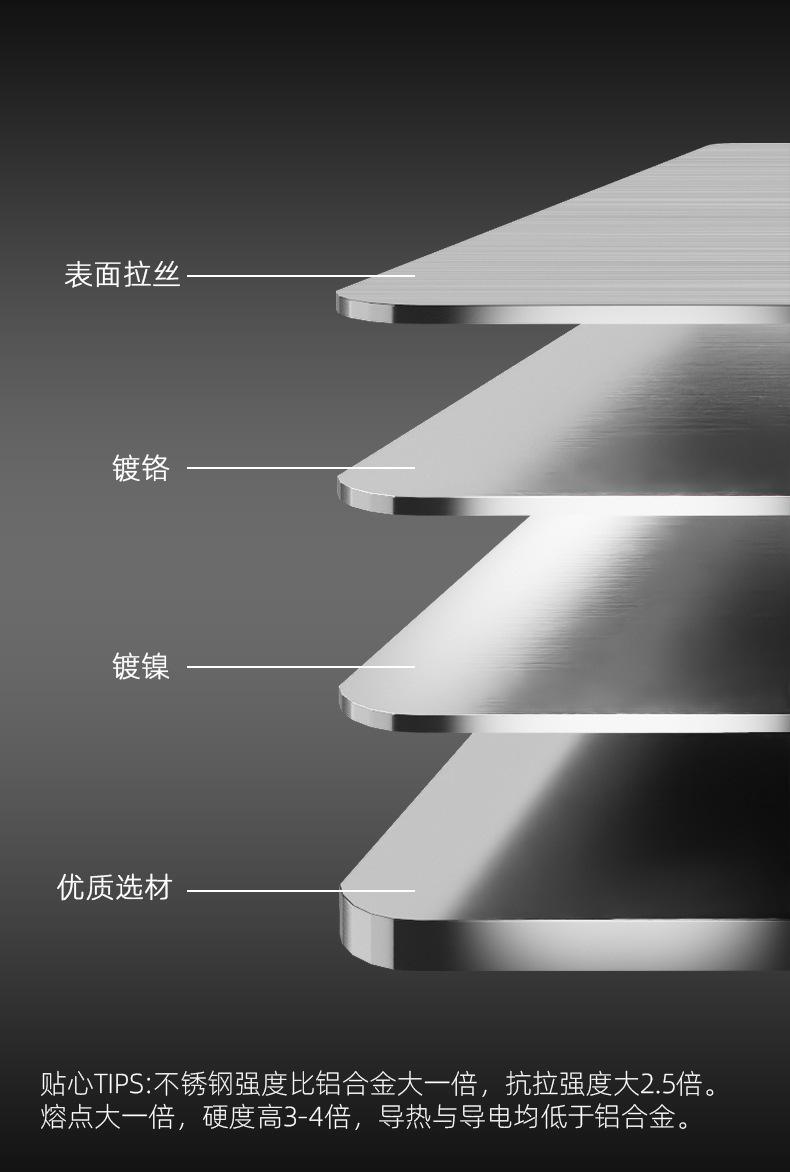 不锈钢免基层踢脚线