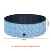 Banheira dobrável para gatos e cães pronta para envio, piscina de PVC para animais de estimação para humanos e pets compartilharem, conveniente de carregar, portátil, à prova d'água para cães