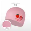 Gorro de Natación para Mujer con Protección para Orejas y Cabello Largo, Talla Grande, Circunferencia de Cabeza Grande, Impermeable, Margarita de Silicona Suave