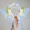 Nova Tiara de Fada Borboleta Headwear Decorativo para Performance de Feriado Infantil Acessórios de Cabelo Fofos Versáteis Estilo Lolita Mori