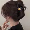 Nuevo Modelo 2025 Diseño Sencillo Pinza para el Cabello de Tiburón con Forma de Ola para la Parte Trasera de la Cabeza, Pinza Grande de Gama Alta para Mujeres