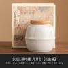 Tanque de armazenamento de chá simples de fábrica tanque selado tanque de chá portátil chinês tanque vazio pequeno tanque de chá de cerâmica LOGO
