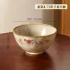 Juego de vajilla usada estilo vintage, cuencos de arroz de alto valor, vajilla de cerámica, cuencos para el hogar, platos, cuencos para sopa, cuencos para ramen, platos de cena