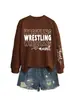 Sudadera Casual Cómoda para Mujer con Estampado de Brazo de Tía Luchadora Mi Amazon Ebay Sitio Independiente