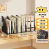 Suporte para documentos, organizador de arquivos de mesa, caixa de armazenamento de arquivos de mesa de escritório multifuncional com porta-canetas e prateleira de classificação