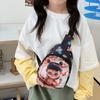 Riñonera Transfronteriza Nueva Nazha para Niños, Linda Bolsa Cruzada de Dibujos Animados para Niños, Mini Mochila para Bebé para Salir, Monedero